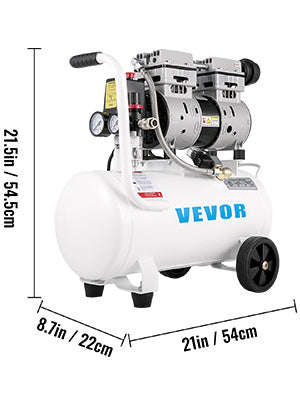 Oil-Free Silent Air Compressor 750W 1HP 25L/60L for Home & Garage-60L 1500W / Poland