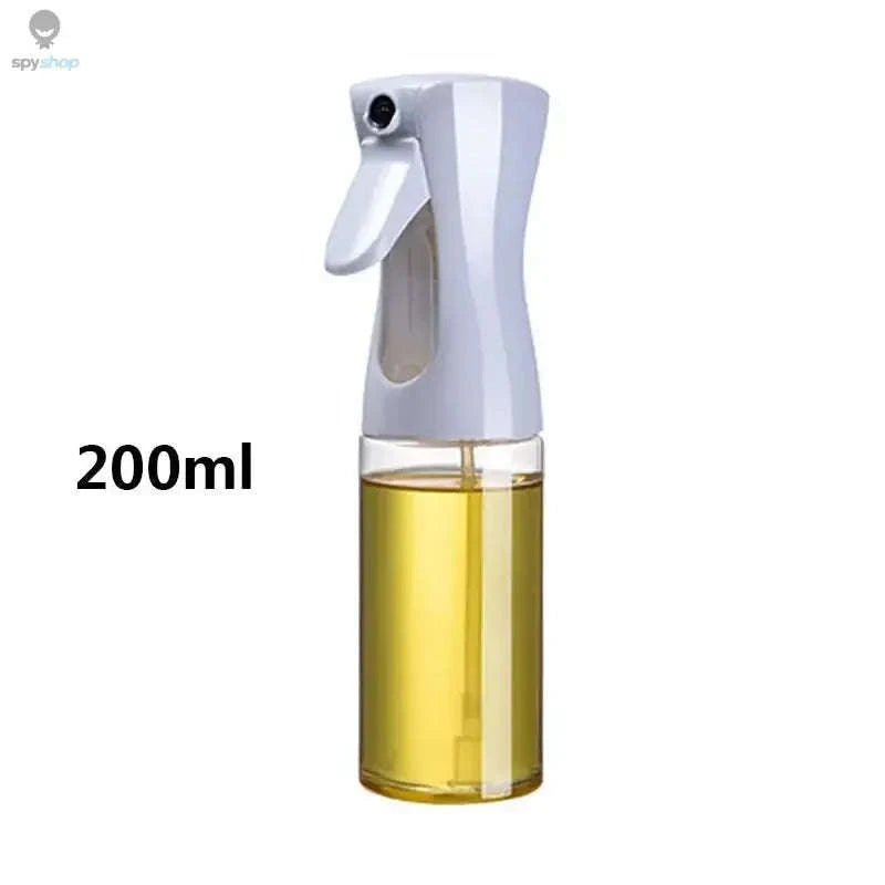 Oil Spray Bottle – Fine Mist Dispenser for Cooking, Grilling, and Baking-300ml white