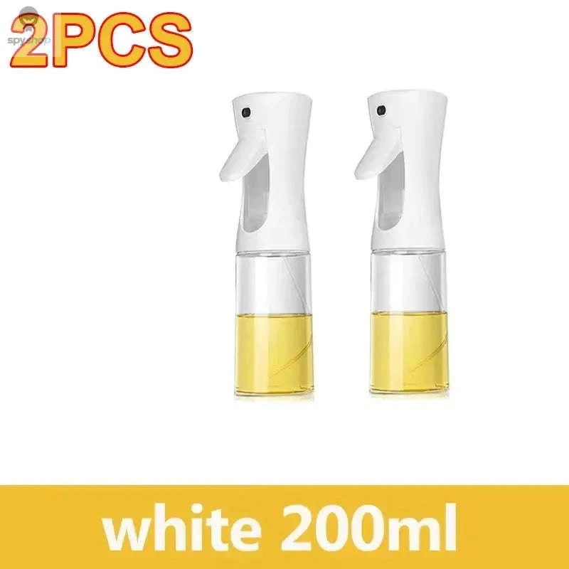 Oil Spray Bottle – Fine Mist Dispenser for Cooking, Grilling, and Baking-300ml white
