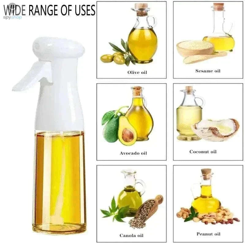 Oil Spray Bottle for Cooking with Precise Mist Control-200 ML Black