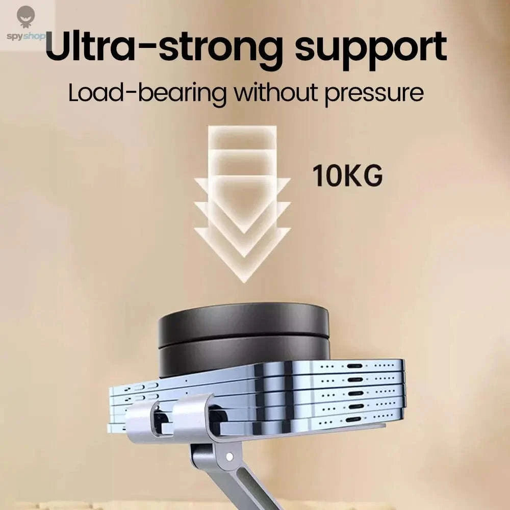 Olaf 360° Rotating Phone Stand – Adjustable Desk Holder for Phones & Tablets-gray