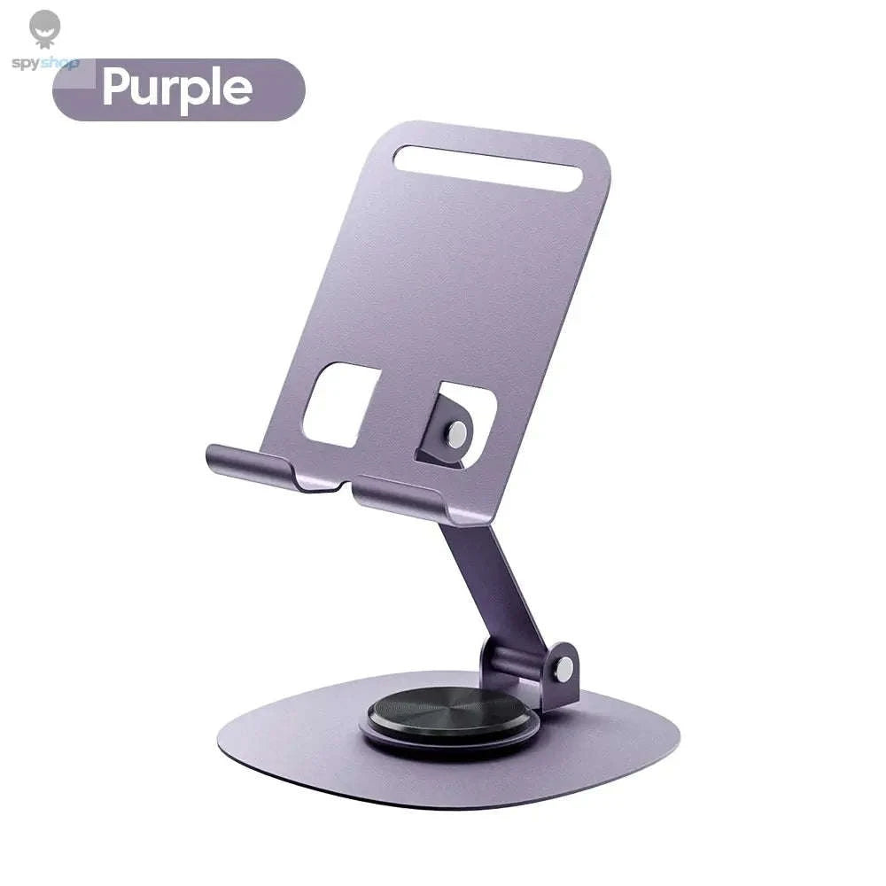 Olaf 360° Rotating Phone Stand – Adjustable Desk Holder for Phones & Tablets-gray