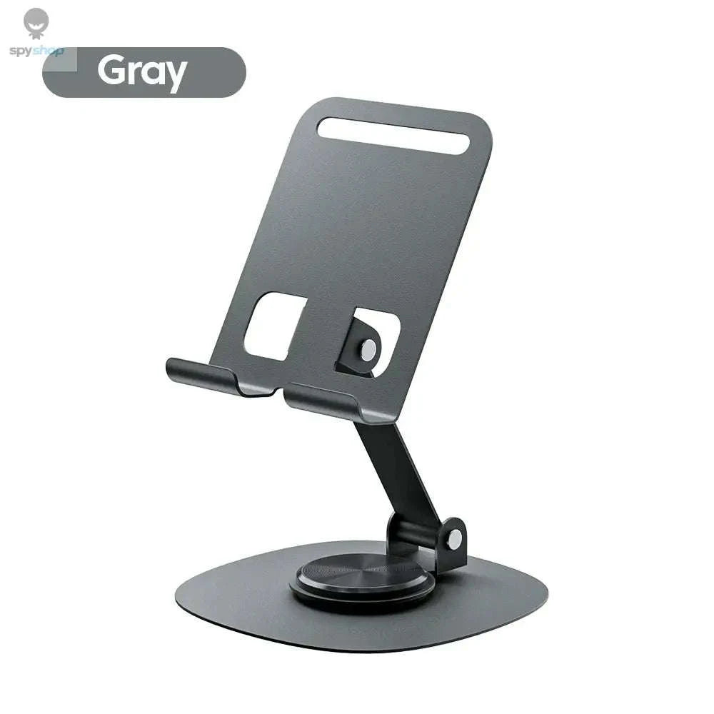 Olaf 360° Rotating Phone Stand – Adjustable Desk Holder for Phones & Tablets-gray