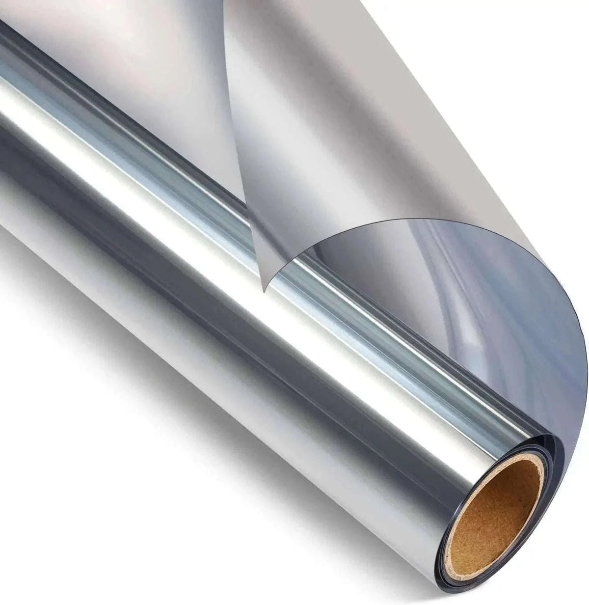 One Way Mirror Window Film for Daytime Privacy and Heat Control-Silver-silver / 90x500 cm