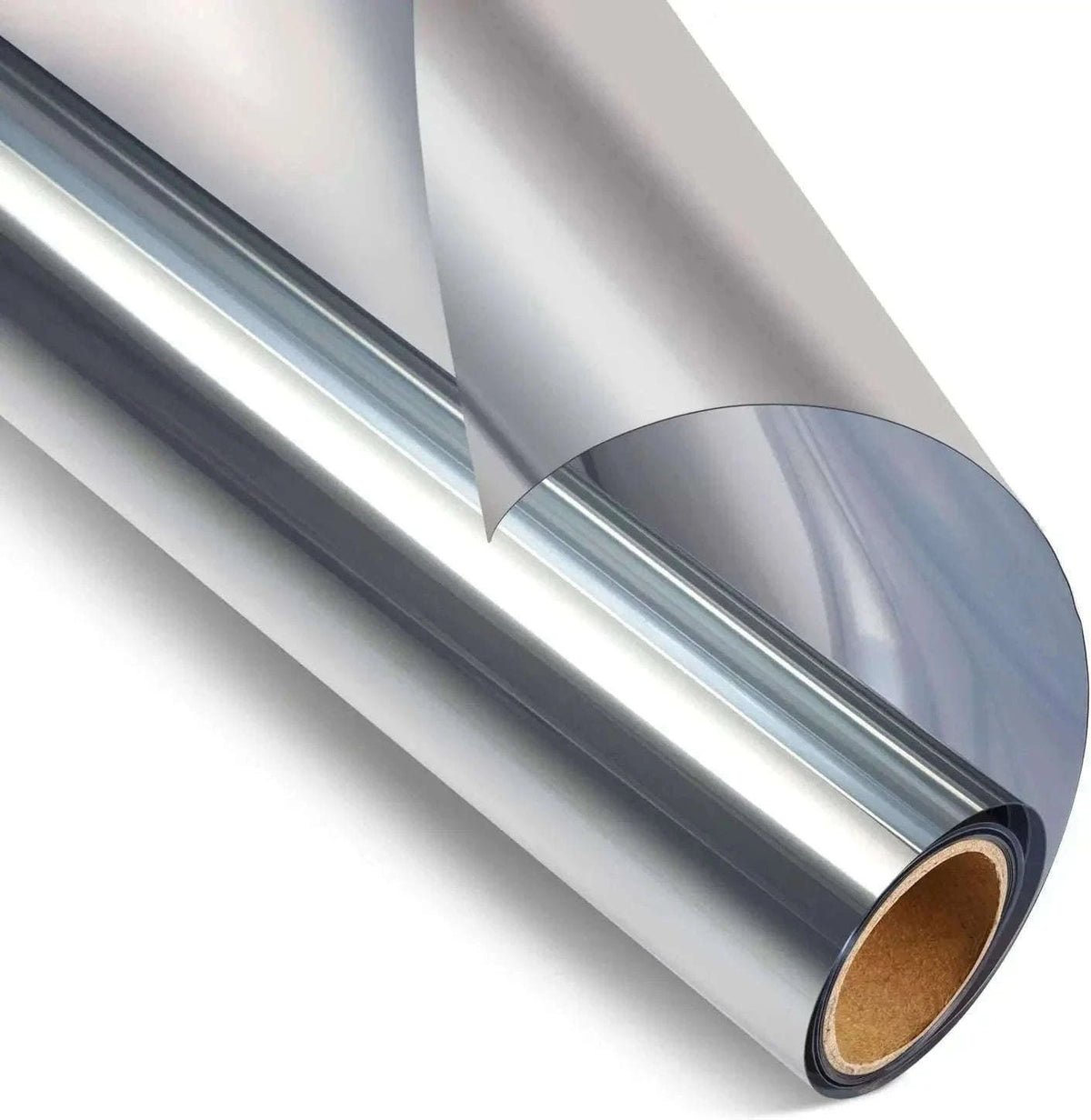 One Way Mirror Window Film for Daytime Privacy and Heat Control-Silver-silver / 90x500 cm