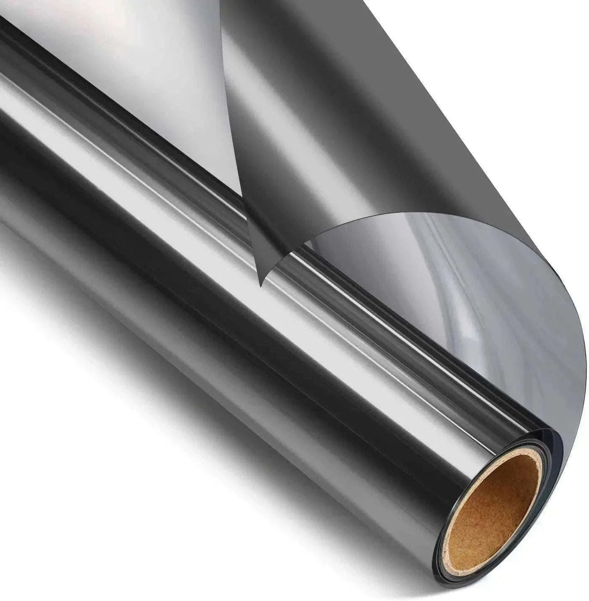 One Way Mirror Window Film for Daytime Privacy and Heat Control-Silver-silver / 90x500 cm