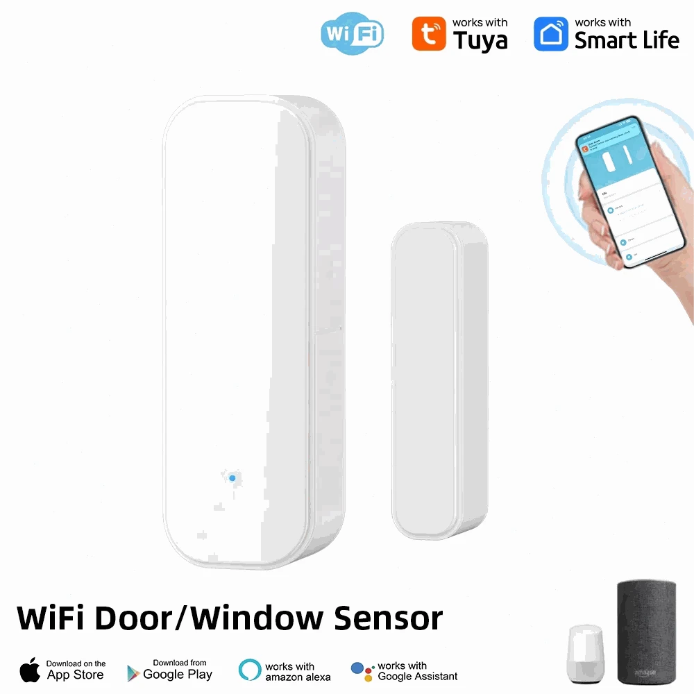 ONENUO Smart Door & Window Sensor - WiFi & Zigbee Alarm-WiFi