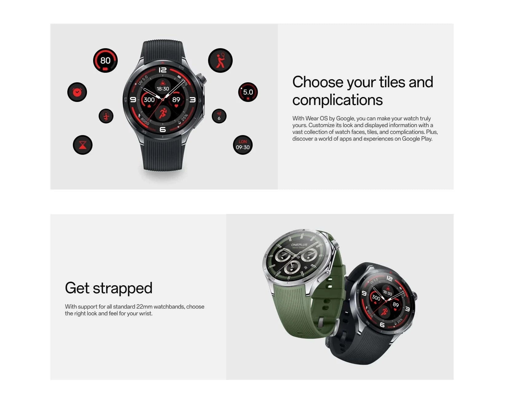 OnePlus Watch 3 Smart Watch with LTPO AMOLED Display-Silver titanium / 46mm