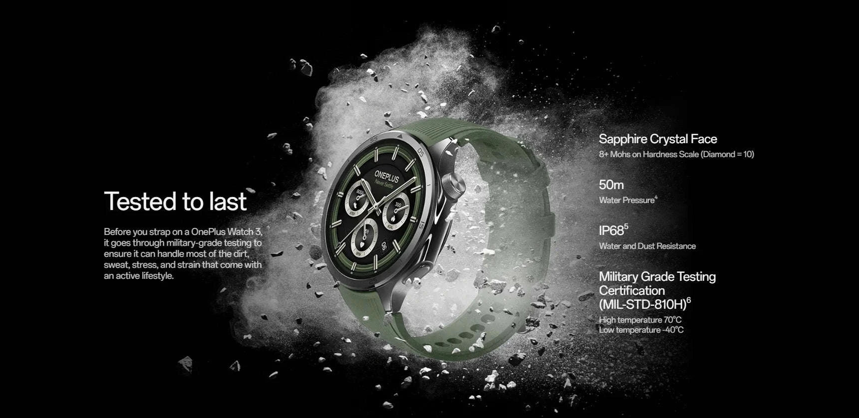 OnePlus Watch 3 Smart Watch with LTPO AMOLED Display-Silver titanium / 46mm