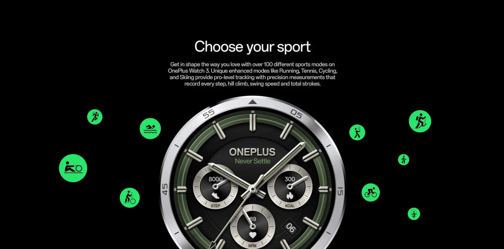 OnePlus Watch 3 Smart Watch with LTPO AMOLED Display-Silver titanium / 46mm