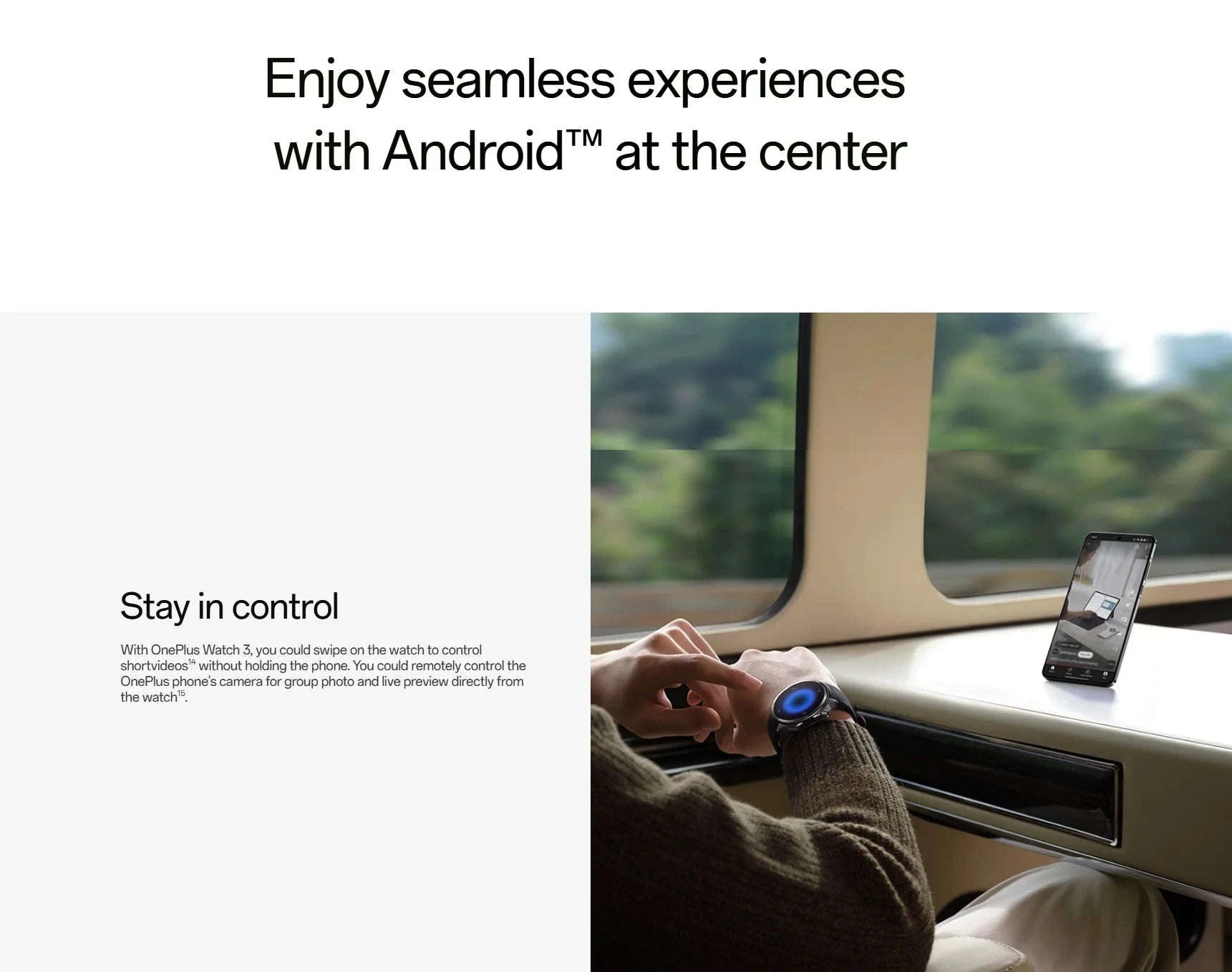OnePlus Watch 3 Smart Watch with LTPO AMOLED Display-Silver titanium / 46mm