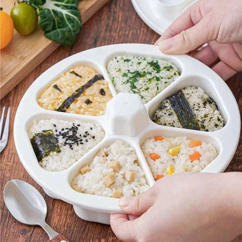 Onigiri Mould Triangle Bento Box Sushi Making Kit-green