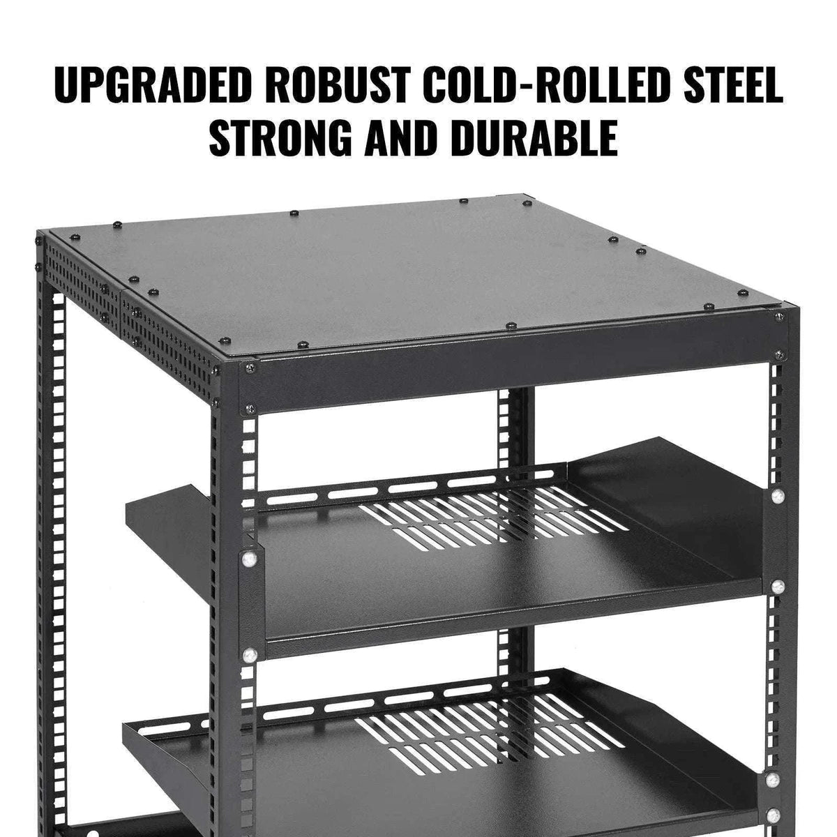 Open Frame Server Rack Adjustable 12U–20U Wall or Floor Mount-20U / United States