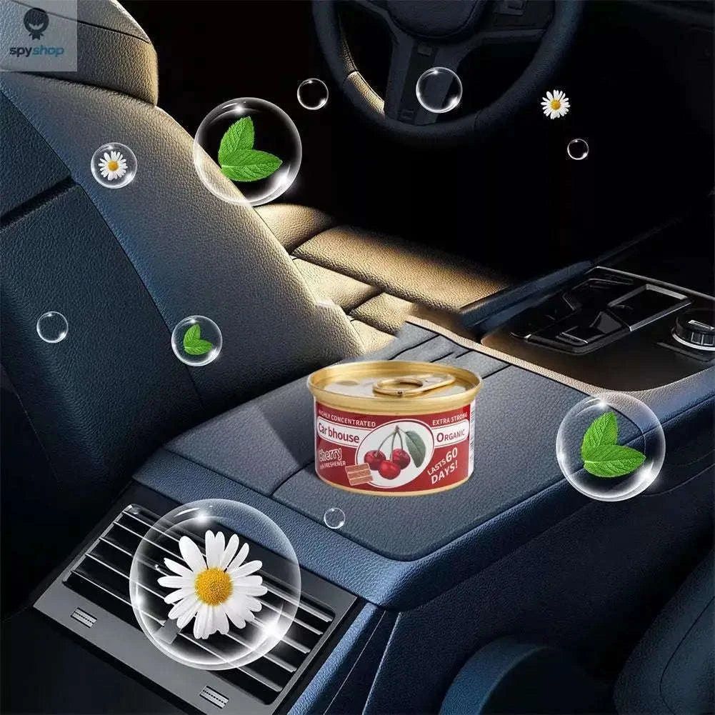 Organic Car Air Freshener – Bubble Gum Scent, Natural Wood Odor Eliminator-C