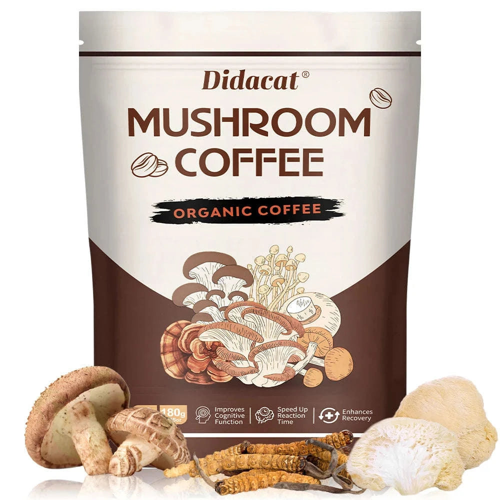 Organic Mushroom Coffee Blend with Superfood Extracts-180g / 3 pack / United States