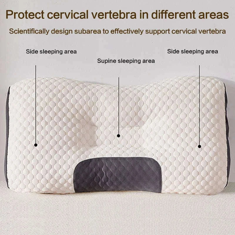 Orthopedic Cervical Pillow for Neck Support and Alignment-Blue 48x74x10cm / 48x74cm