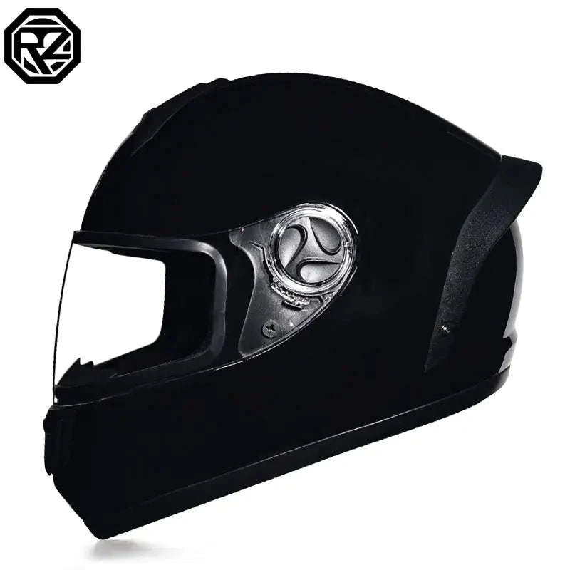ORZ Full Face Motorcycle Helmet DOT Approved, Unisex ABS+PC-19 / L