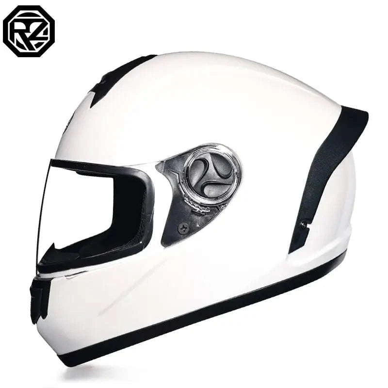 ORZ Full Face Motorcycle Helmet DOT Approved, Unisex ABS+PC-19 / L
