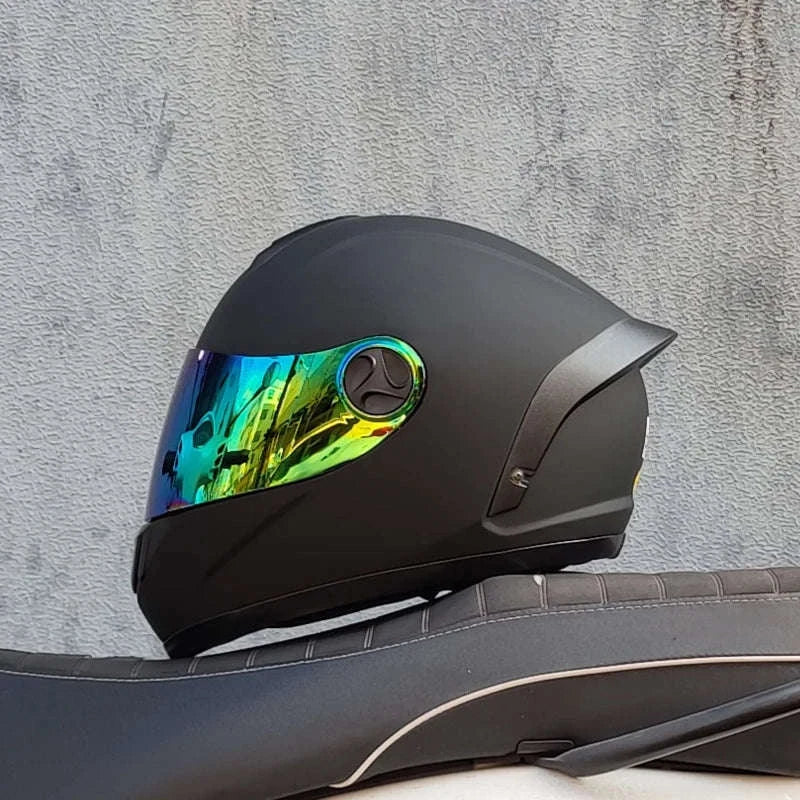ORZ Full Face Motorcycle Helmet DOT Approved, Unisex ABS+PC-19 / L
