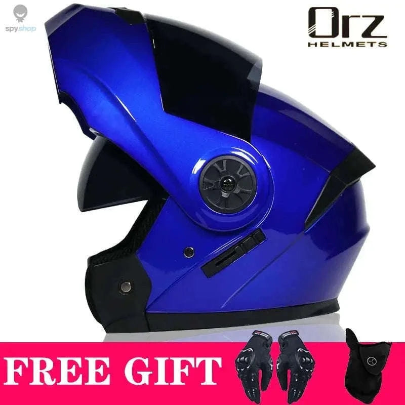 Orz Voyage Modular Motorcycle Helmet with Dual Visor-5B / S
