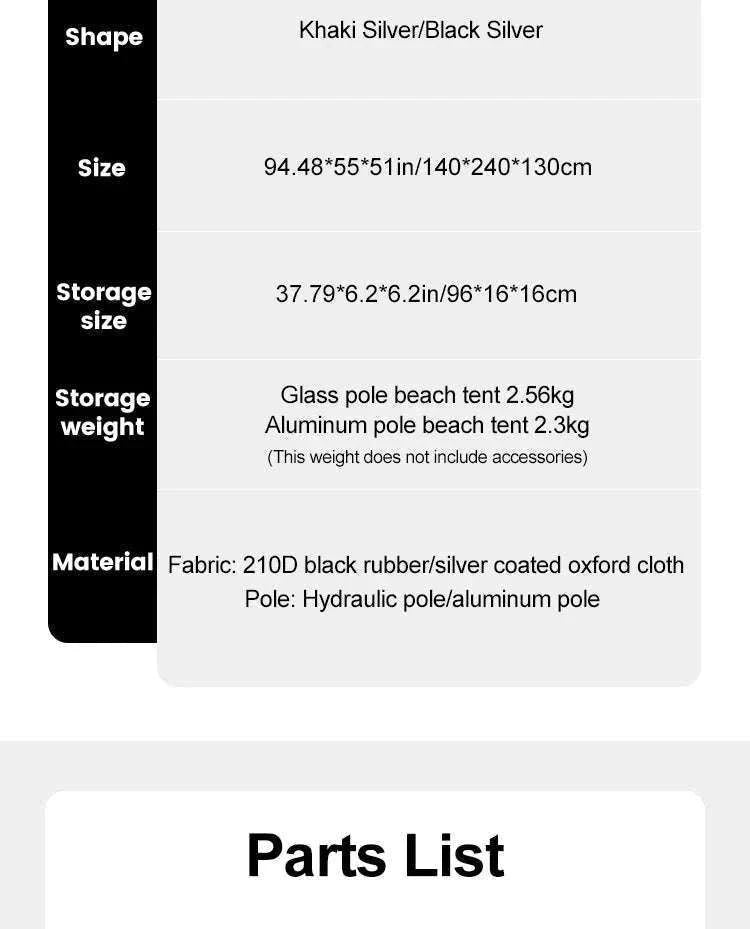 Outdoor 3-4 Person One-Touch Pop Up Camping Tent-Silver Coated Black