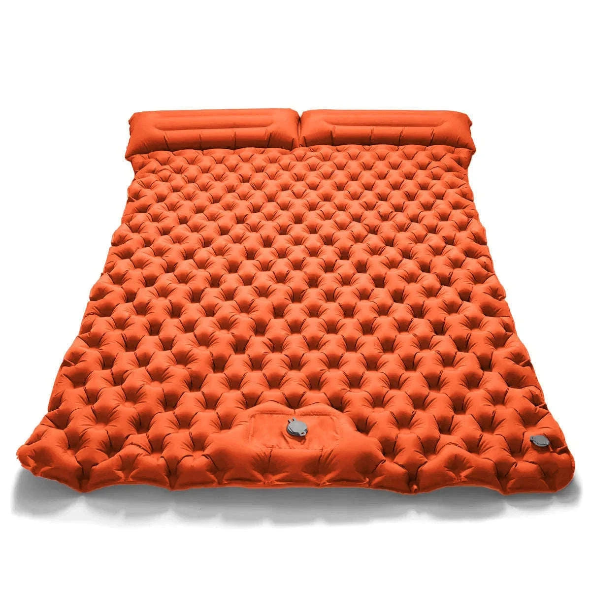 Outdoor Double Inflatable Mattress Sleeping Pad-Orange