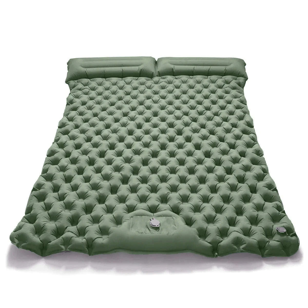 Outdoor Double Inflatable Mattress Sleeping Pad-Orange