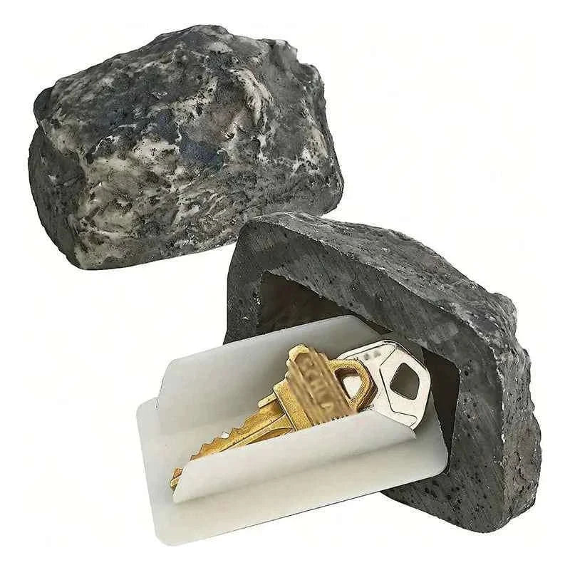 Outdoor Fake Rock Key Box Hidden Keys Holder-normal