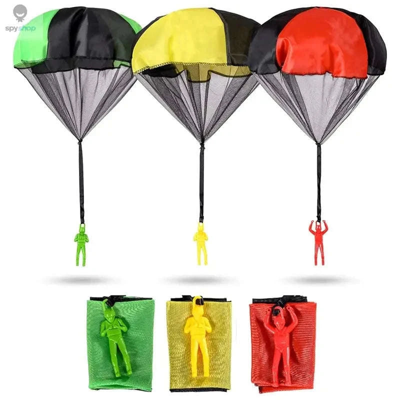 Outdoor Flying Parachute Toy – Tangle‑Free Launches and Backyard Fun-3pcs