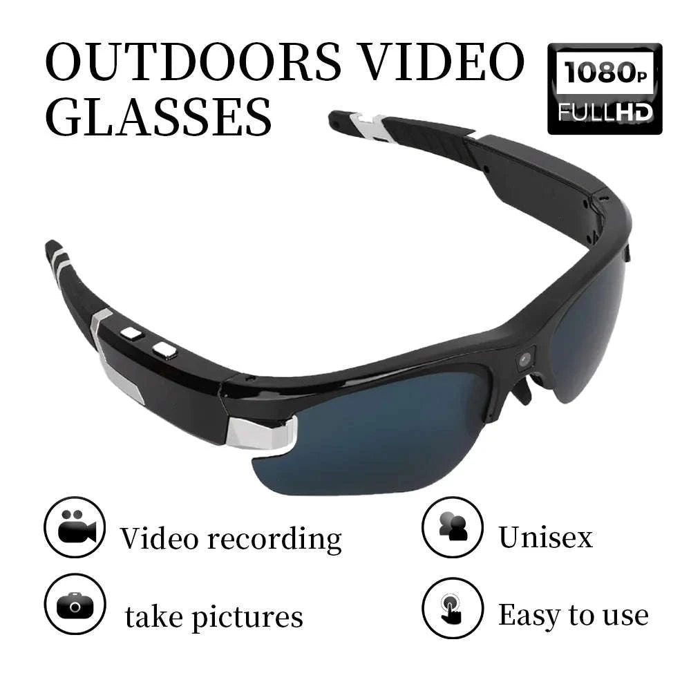 Outdoor FPV Camera Sunglasses with 1080P Action Recording-VG32