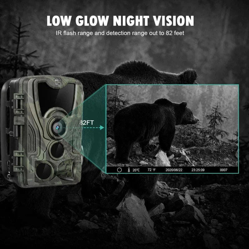 Outdoor Hunting Camera 24MP 1080P with Lithium Battery-Default Title