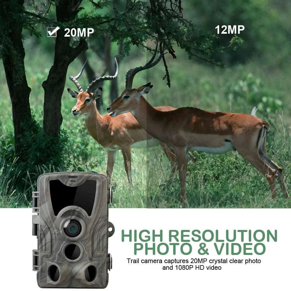 Outdoor Hunting Camera 24MP 1080P with Lithium Battery-Default Title