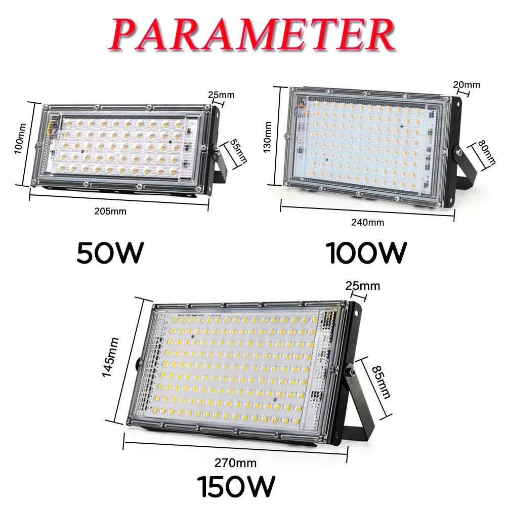 Outdoor LED Flood Light for Bright, Reliable Illumination-1pcs / Warm White (2700-3500K) / 50 W