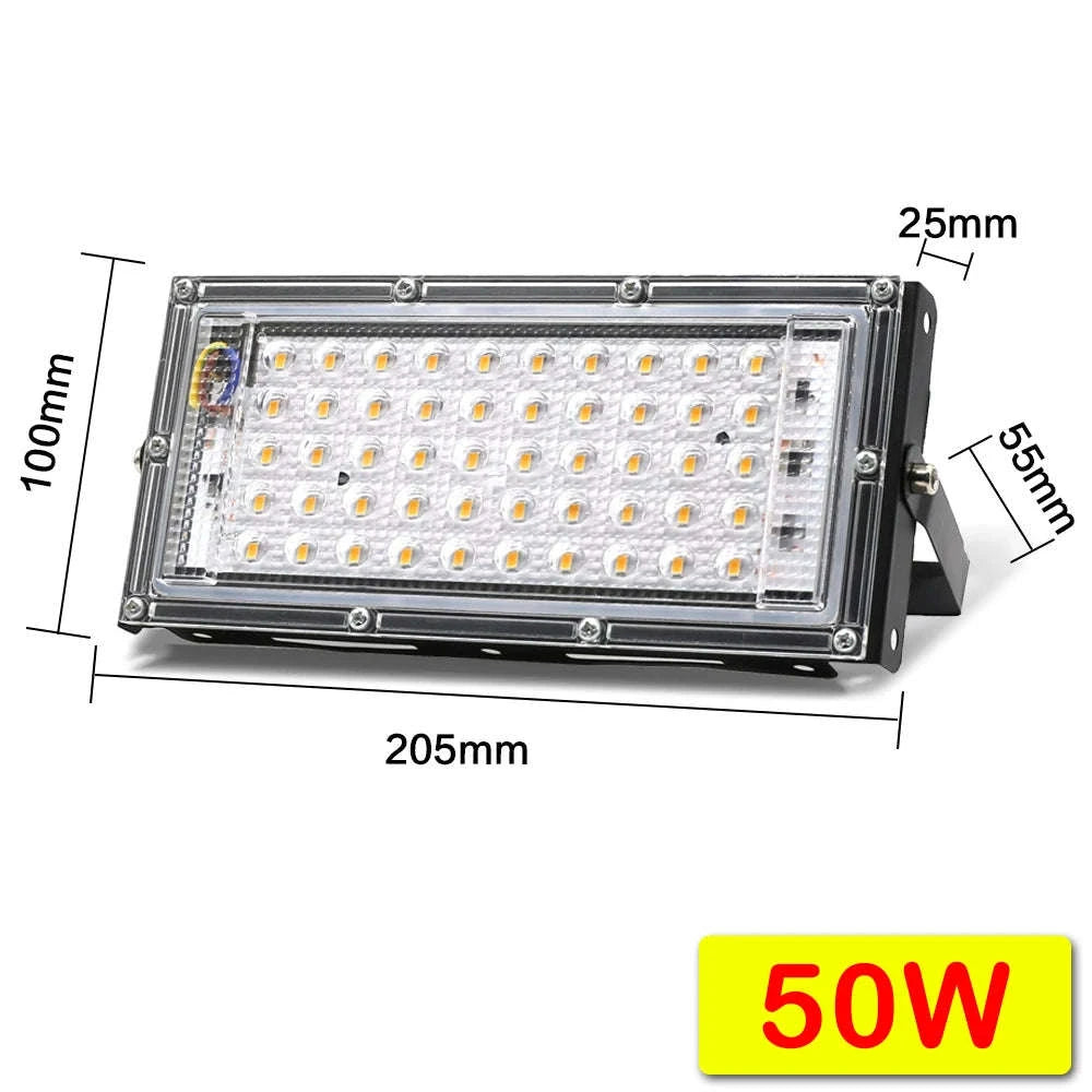 Outdoor LED Flood Light for Bright, Reliable Illumination-1pcs / Warm White (2700-3500K) / 50 W