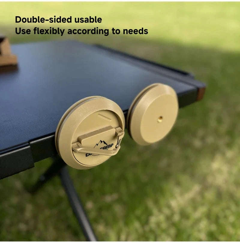 Outdoor Magnetic Hook Tent Hanging Clip, 5 kg Load-Khaki