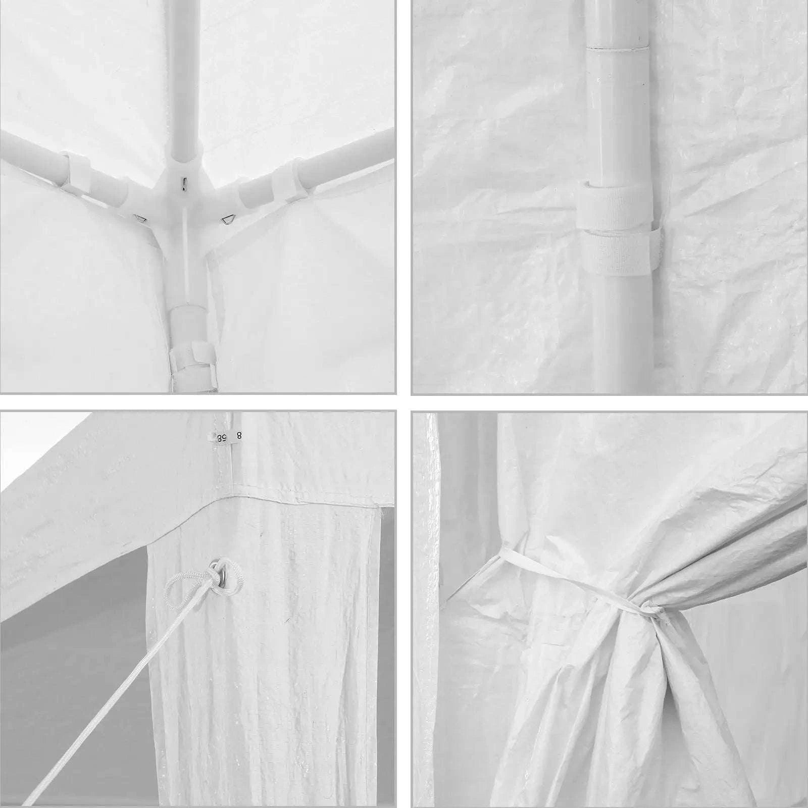 Outdoor Party Tent Canopy with Removable Sidewalls-White / 10x30ft / United States
