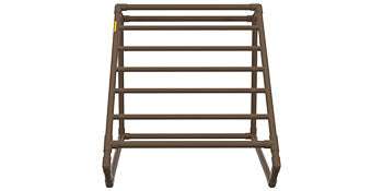 Outdoor Pool Towel Rack with 5–8 Bars, PVC Freestanding Organizer-T Shape 5 Bar / United States