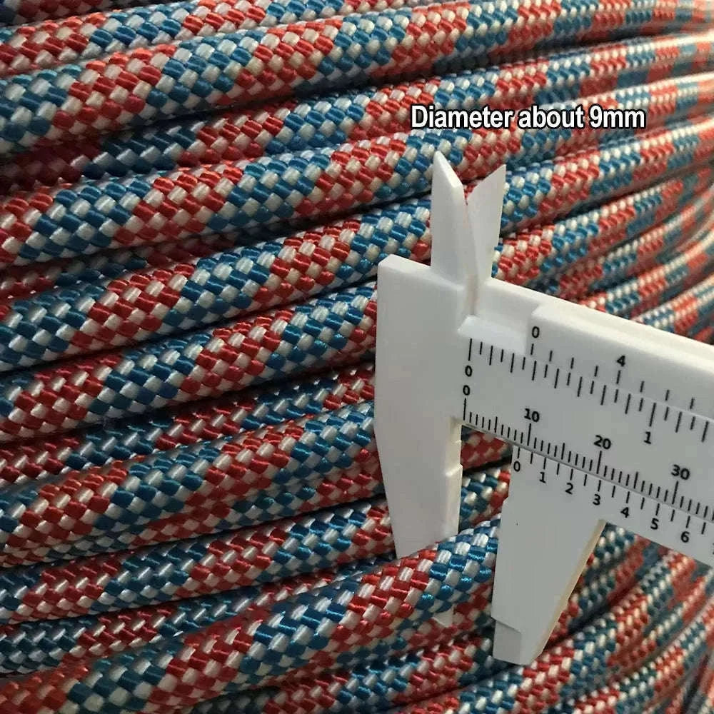 Outdoor Rope 5-50m 9mm Wear-Resistant 700kg-30M