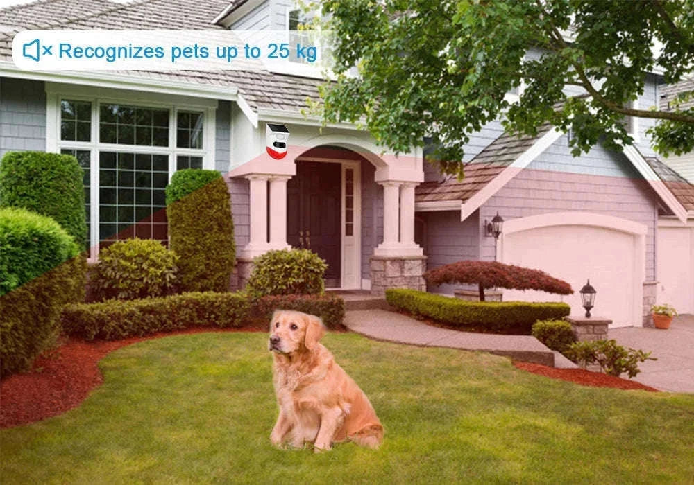 Outdoor Solar PIR Infrared Alarm with WiFi, 433MHz Options-CT80D