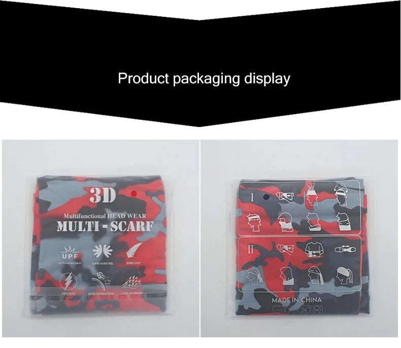 Outdoor Sport Bandana Neck Gaiter for Active Protection-QXMZ260-26
