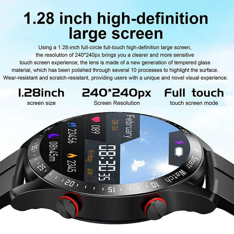 Outdoor Sports Smart Watch GT Series 1.53″ IPS-steel strip black