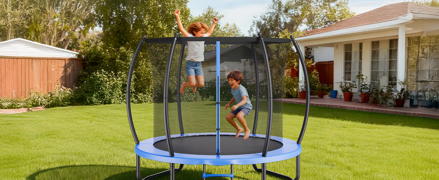 Vonkajšia trampolína s ochrannou sieťou 8–14 FT, odolná sada pre deti