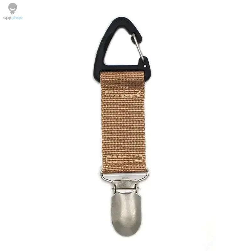 Outdoor Travel Straw Hat Clip – Hands‑Free Hat Holder for Bags and Backpacks-gray