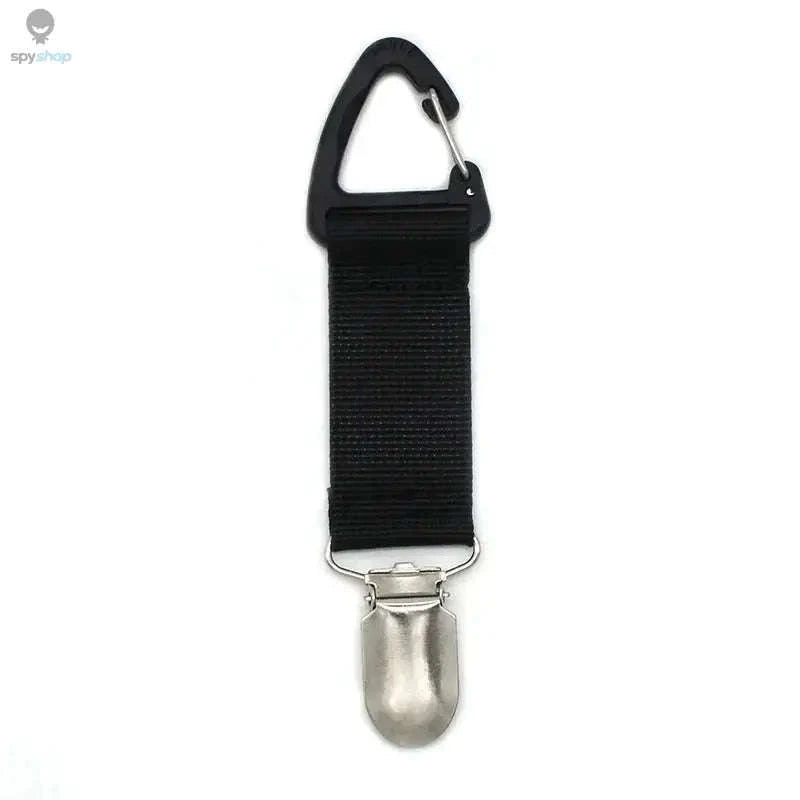 Outdoor Travel Straw Hat Clip – Hands‑Free Hat Holder for Bags and Backpacks-gray