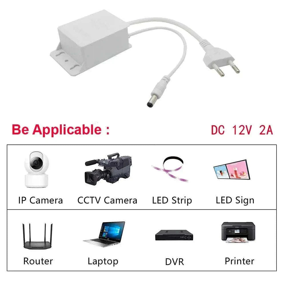 Outdoor Waterproof 12V DC Power Adapter for Outdoor Gear-American Standard