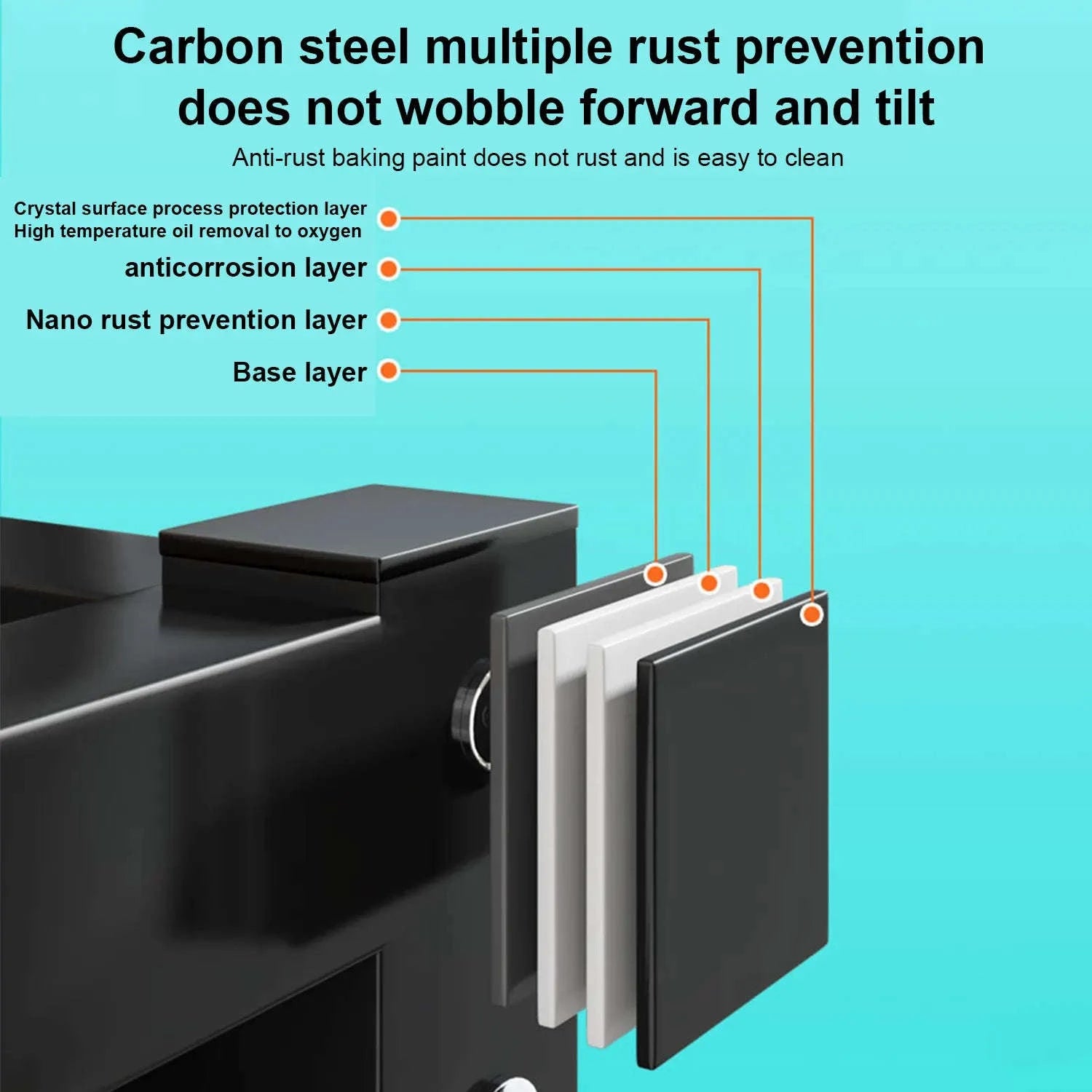 Over Sink Dish Drying Rack with Cover 2-Tier Large Capacity 85cm-black / france / 2-tier