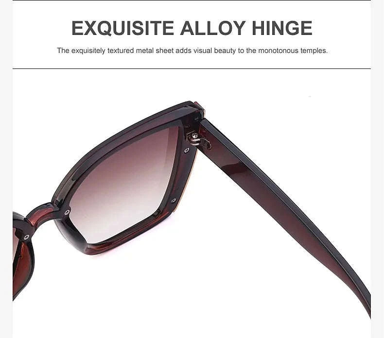 Oversized Cat Eye Sunglasses for Women-C8 Blue / ZS-8713D