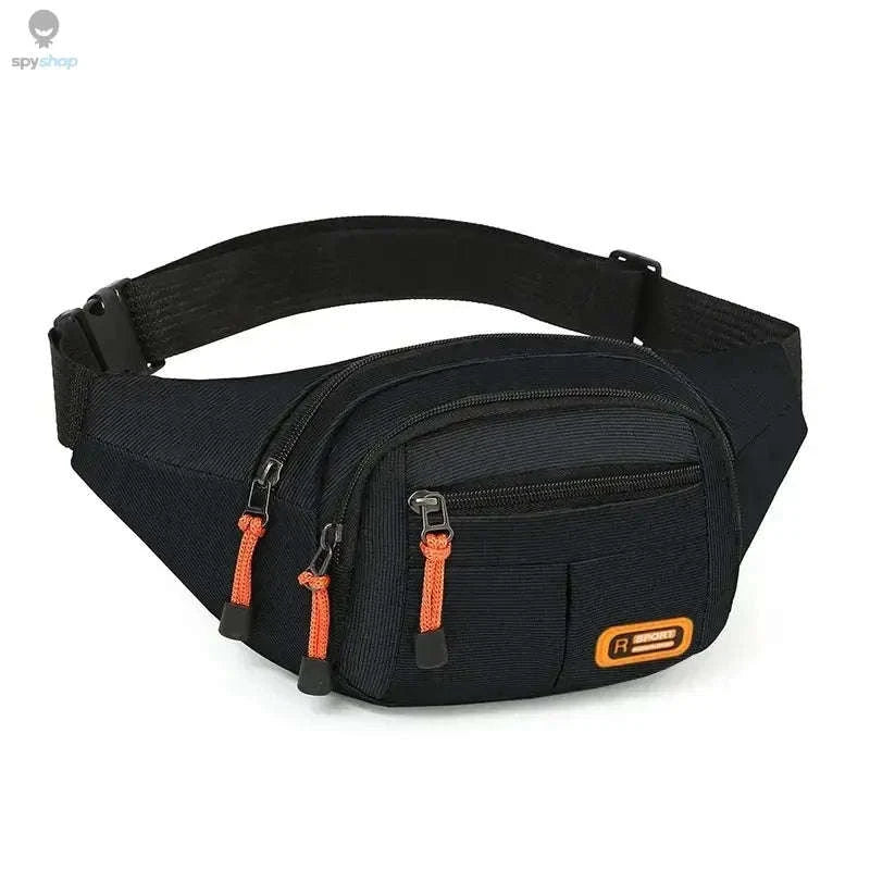 Oxford Waterproof Mobile Waist Bag for Everyday Adventures-Brown