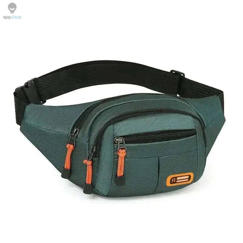 Oxford Waterproof Mobile Waist Bag for Everyday Adventures-Brown