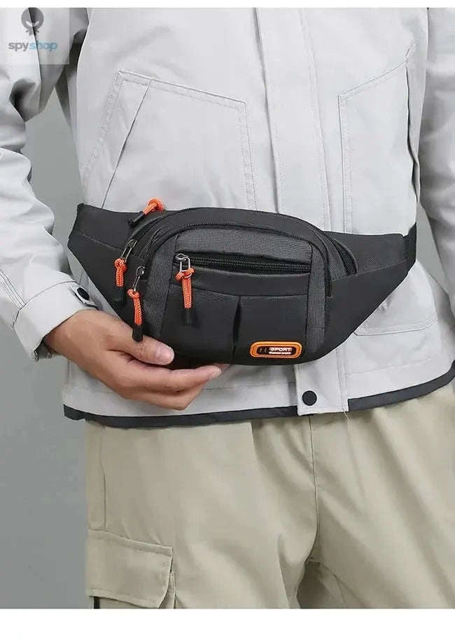 Oxford Waterproof Mobile Waist Bag for Everyday Adventures-Brown